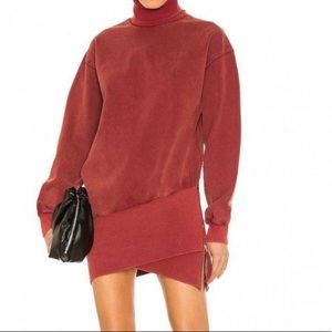 Young Fabulous & Broke Asymmetric Turtleneck Mini Dress